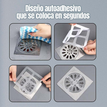 Pack 24 Filtros Desechables Atrapa-Pelos - Anti-Atascos Ducha/Bañera OFERTA QUITO-ENVÍO GRATIS