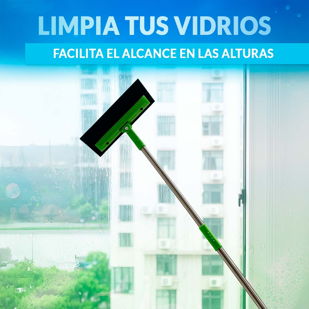 Limpiador tipo escoba para pisos, ventanas y paredes 🎁HOY ENVÍO GRATIS🎁