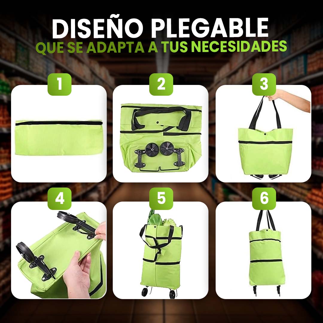 CARRITO DE COMPRAS CON RUEDAS✨