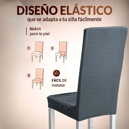 SET FORROS DE SILLA TIPO GALLETA 🎁PROMO ENVÍO GRATIS🎁