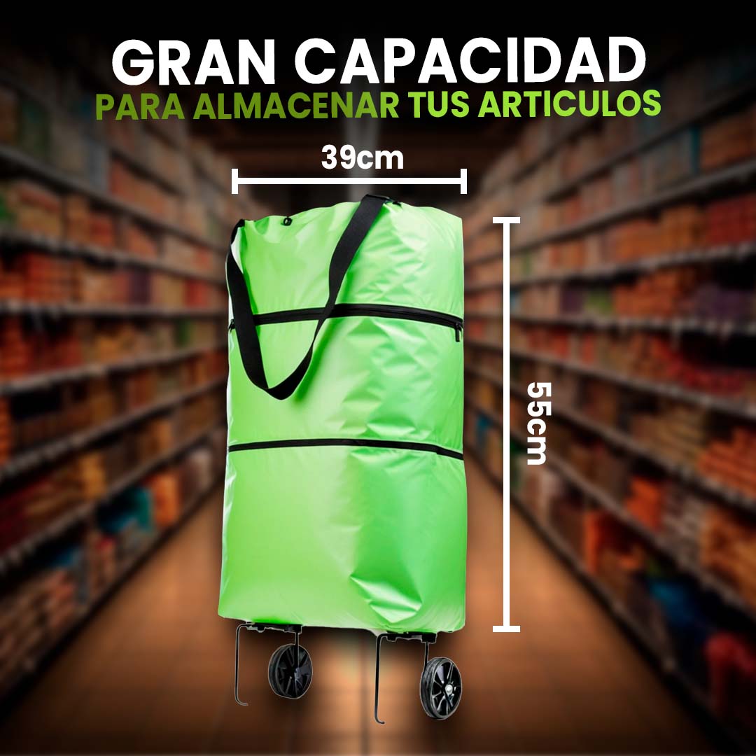 CARRITO DE COMPRAS CON RUEDAS✨
