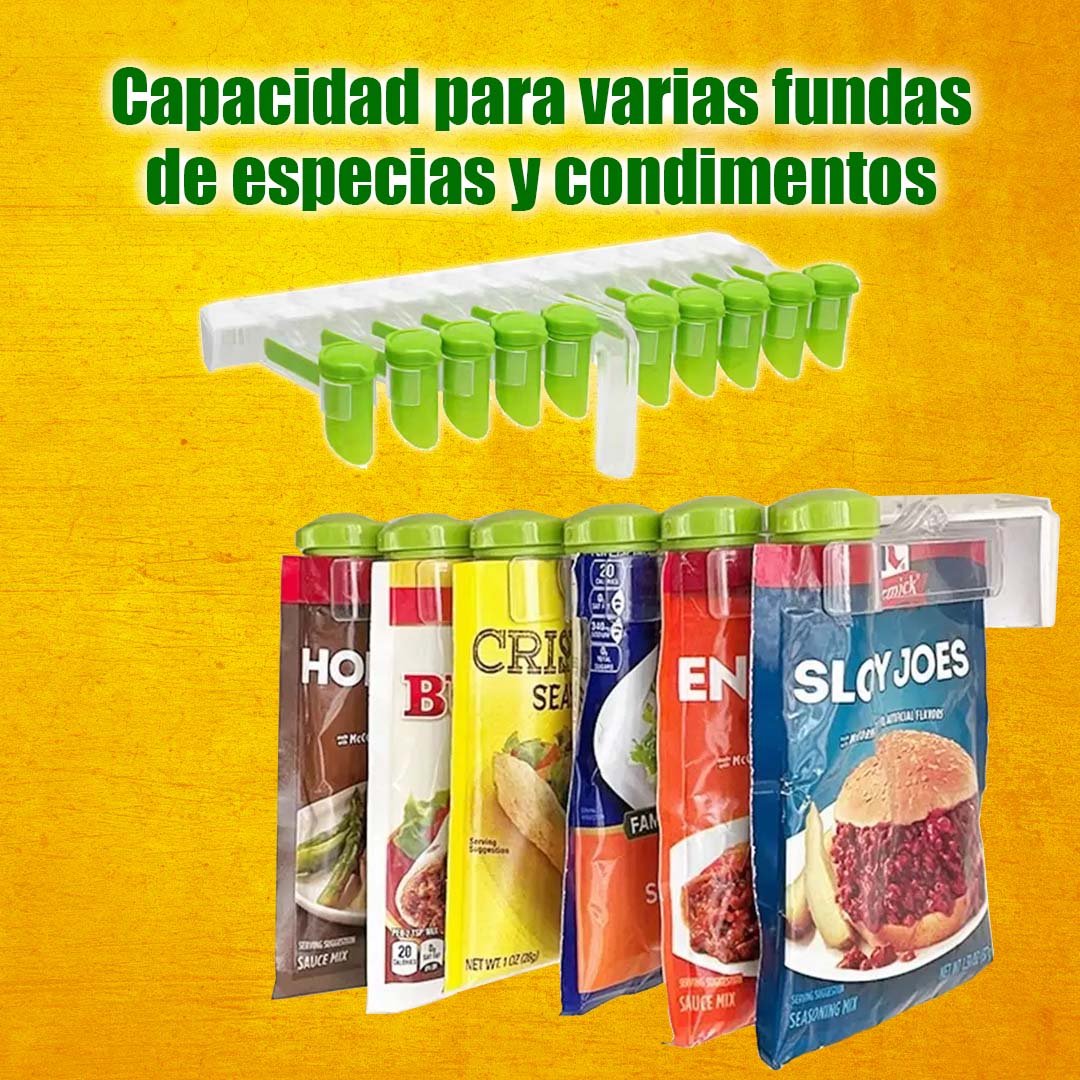 ORGANIZADOR DE FUNDAS DE CONDIMENTOS 🎁PROMO 2 UNIDADES🎁