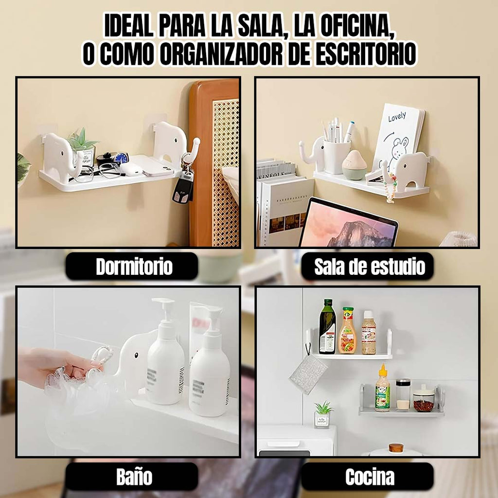 Combo de Repisas Adhesivas 🎁PROMO 2 UNIDADES🎁- FÁCIL INSTALACIÓN