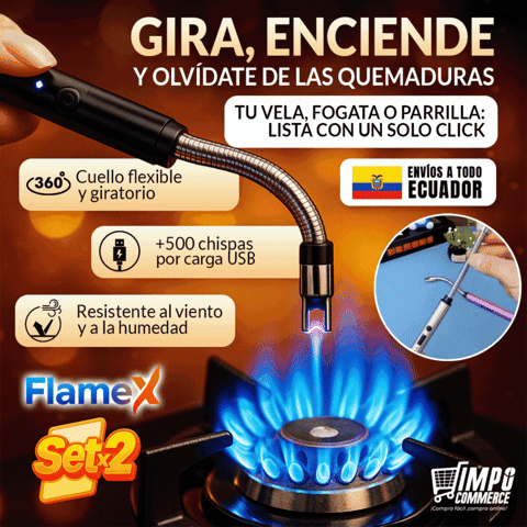 🎁PROMO 2x1🎁 Flame X - Encendedor eléctrico para cocina