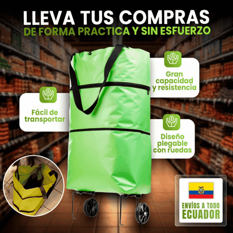 CARRITO DE COMPRAS CON RUEDAS✨