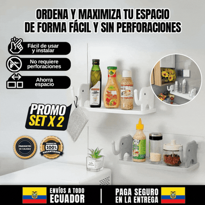 Repisa Adhesiva 🎁PROMO 1 UNIDAD🎁- FÁCIL INSTALACIÓN